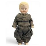 Early German Bisque Painted Doll, 6 Inches