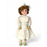 23" Bisque Head Doll, Marked