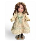 Early 20th C. Recknagel 9" German Bisque Doll