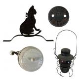 Adlake Kero Railroad Lantern & Ironware Lot