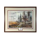 John F. Pritko Signed Grouse Print, Framed