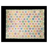 Hand Stitched Grandmotherï¿½s Garden Quilt