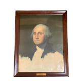 Framed George Washington Portrait