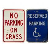 12" x 18" Metal Parking Signs