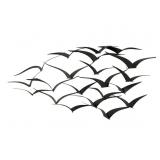 Metal Flying Flock of Birds Wall Decor