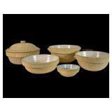 Sanito Pottery Mixing & Storage Bowl Set
