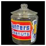 Glass Planters Peanuts Jar