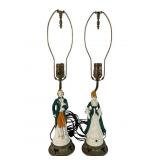Porcelain Figurine Lamps