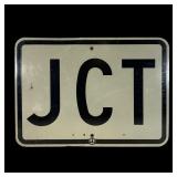JCT Metal Road Sign, 15 x 21 Inches