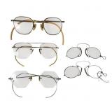 Five Pairs Gold Filled & Metal Eye Glasses