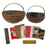 Baskets, Cookbooks, Shriners Brush & Printer