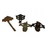 4 Cast Iron Snow Bird Roof Guards