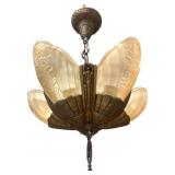 Lincoln 5-Light Slip Shade Art Deco