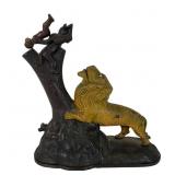 Keyser & Rex Cast Iron Lion & Monkey Coin