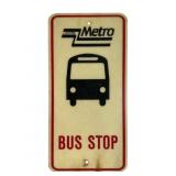 LANTA Metro Bus Stop Sign