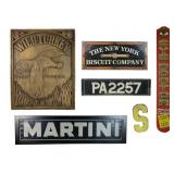 Grouping of Decorative Signs & Letters