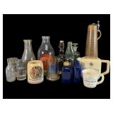 Glass & Ceramic Bottles, Steins & Mj