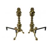 Brass Federal-Style Andirons