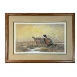 John F. Pritko Signed Pheasant Print