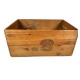 Boston Rubber Shoe Co. Wooden Railroad Crate