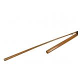 Wood & Leather Flail, 51 Inch Length