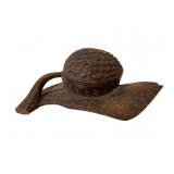 Black Forest Style Walnut Inkwell