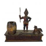 Trick Dog Cast Iron Mechanical Bank