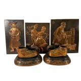 Copper Plated Cast Metal Wall Plaques & BabyS