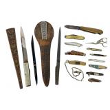 Letter Openers & Pocket Knives Lot