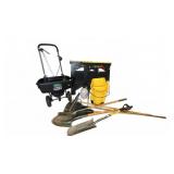Garden Tools, Cedar Yard Tools & Wash Bucket
