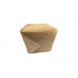 Modern Tan Foot Rest Upholstered
