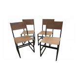 4 Leather Barn Pottery Side Chairs