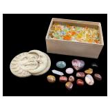 George Carruth Plaque, Glass Chips & Rocks
