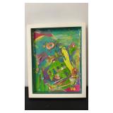 Jane Zamost Oil on Board, Cinnabar Green