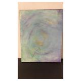 Janie Zamost "Shooting The Moon" Mixed Media