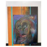 Jane Zamost Abstract Mixed Media Painting