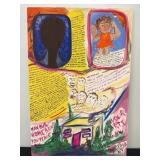 Jane Zamost Oil on Canvas, Signed