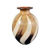 Handcrafted Signed Peruvian Pottery Vase
