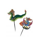 Wayang Kulit Naga & Garuda Shadow Puppets