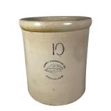 Lowell Stoneware Co. 10 Gallon Crock