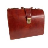 Bricco Italian Leather Briefcase with Strap
