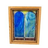 1955 Arch Vent Stained Glass Window Panel