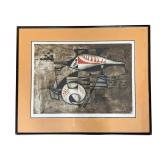 Jack Coutu Limited Edition Engraving 