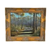 Hub Willson Lehigh Pathway Acrylic Painting