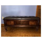 Tufted Upholstered Storage Bench