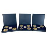 US Donald Trump 24K Gold Layered Medallions