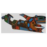 Gary Rice Kwakwaka'wakw Thunderbird & Whale Plaque