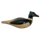 AK Wood Red-breasted Merganser Drake Duck Decoy