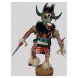 Annie G Hand-Carved Wood White Ogre Kachina Doll