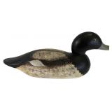 August Pue & R. Schiebel Drake Bluebill Duck Decoy